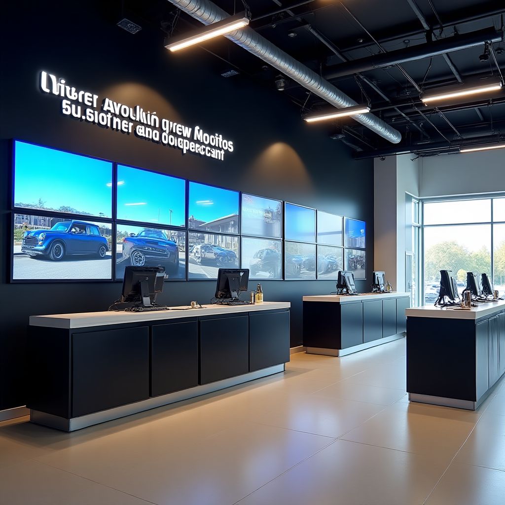 Montreal Garage customer service area